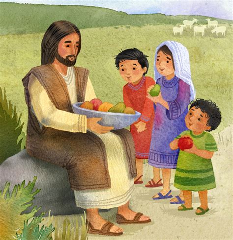 Jesus Christ Clipart Teaching Children