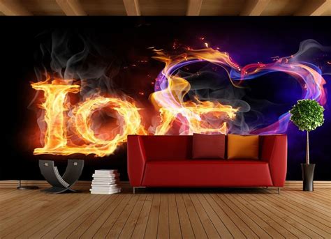 Flaming Heart Wallpaper Posted By Michelle Cunningham