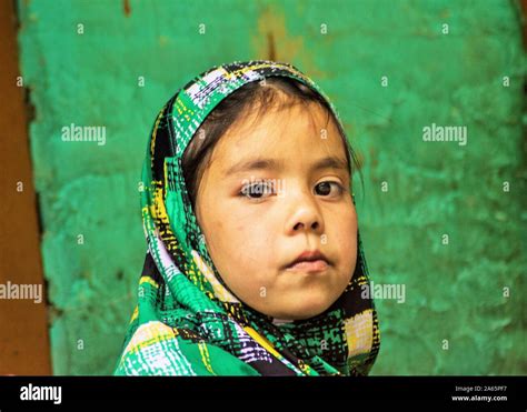 Kashmiri Child Dawar Village Gurez Bandipora Kashmir India Asia