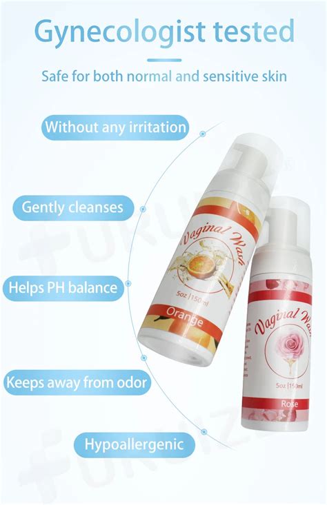 Private Label Foaming Yoni Wash Vaginal Clean Feminine Intimate Products Ph Balance Yoni Wash