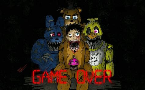 Game Over Fnaf4 By Edgar Games Fnaf Fnaf Art Five Nights At Freddys