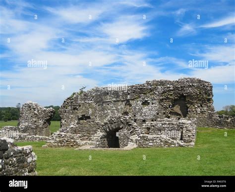 Ogmore Castle Vale Of Glamorgan South Wales Uk Stock Photo Alamy