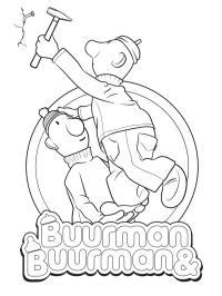 Colouring pages in Pat & Mat Canada