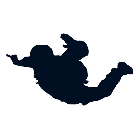 Skydiving Silhouette At Getdrawings Free Download