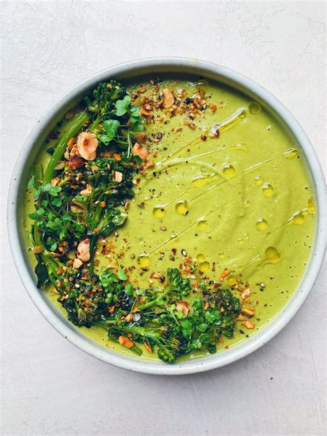 Creamy Broccoli Spinach Soup Wu Haus Spinach Soup Recipe Soup