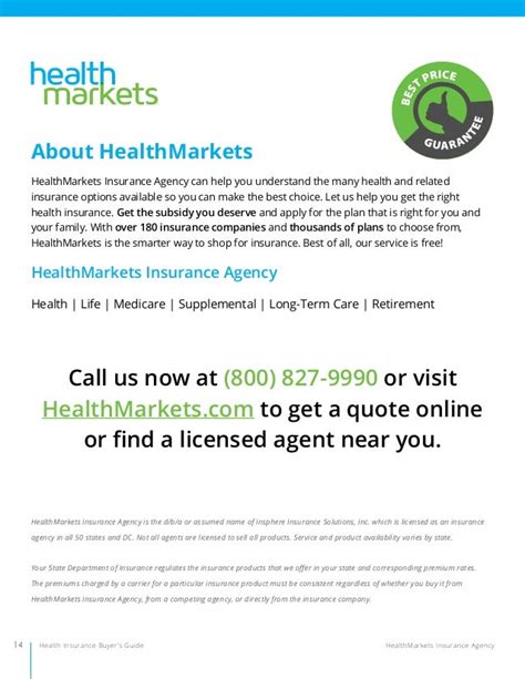 Healthmarkets Health Insurance Buyers Guide
