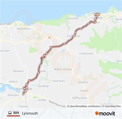 309 Route Schedules Stops And Maps Lynmouth Updated