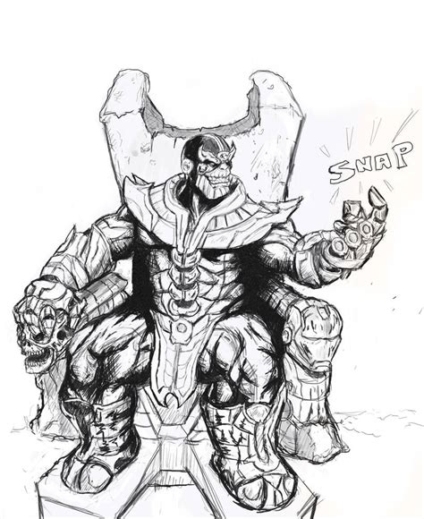 Thanos Throne Pencils By Artoflunatik On Deviantart