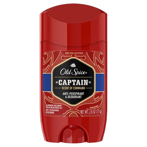 Old Spice Red Collection Captain Scent Invisible Solid Anti Perspirant And Deodorant For Men 2 6 Oz
