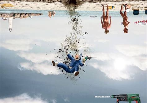 Unexpected Power Outdoor Advertising Print Advertising Advertising