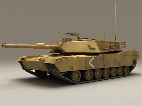Us Marines M1a1 Abrams Tank 3d Model 3ds Max Files Free