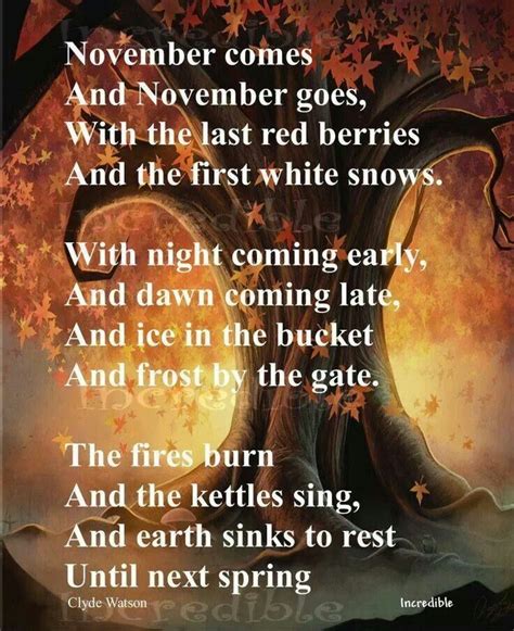 Love This Poem Autumn Poems Autumn Quotes Seasons