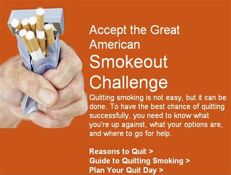pin on the great american smokeout