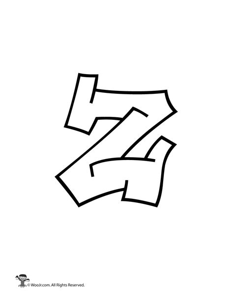 Maybe you would like to learn more about one of these? Graffiti Lowercase Letter z | Woo! Jr. Kids Activities