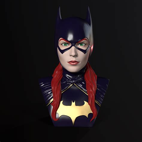 stl file bust batgirl・model to download and 3d print・cults
