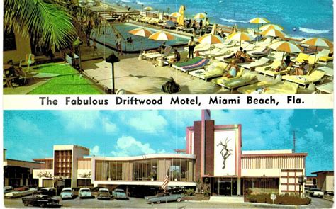 Miami Beach Driftwood Motel Ocean And 171st 1960 Fl Ebay Motel Miami