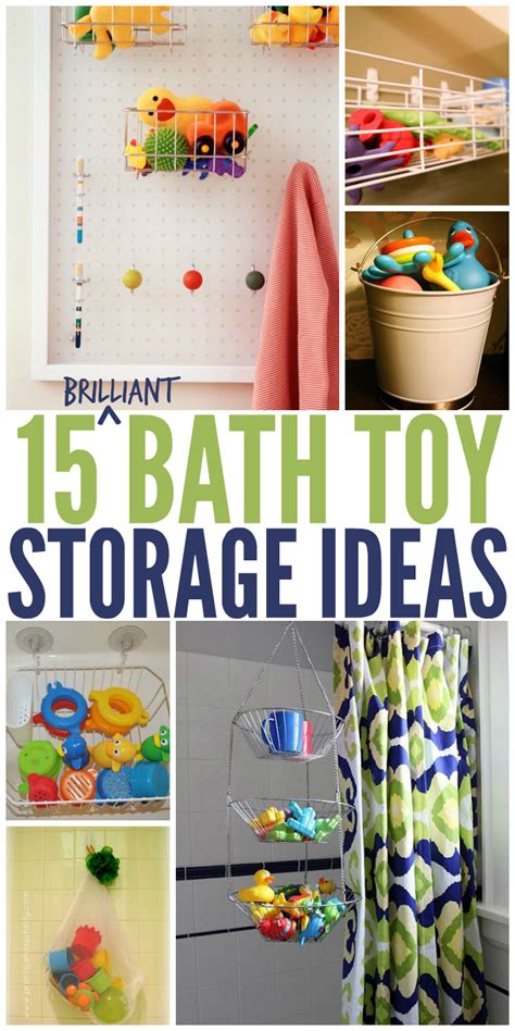 15 Ways To Store Bath Toys And Magically Declutter Your Bathroom