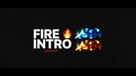 Fire Intro After Effects Templates Motion Array