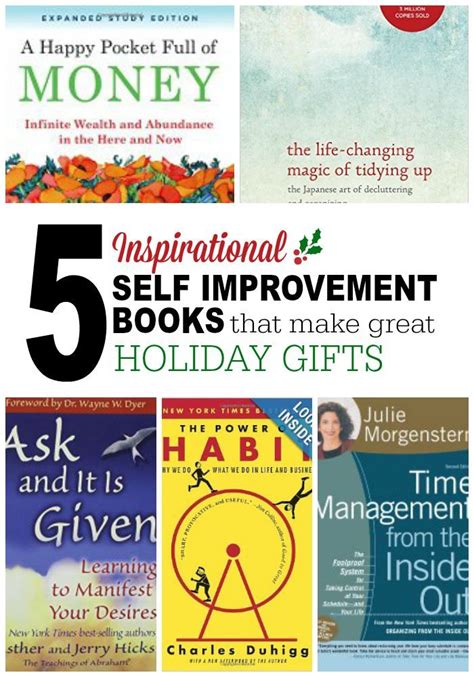5 Inspirational Self Improvement Books That Make Great Holiday Ts
