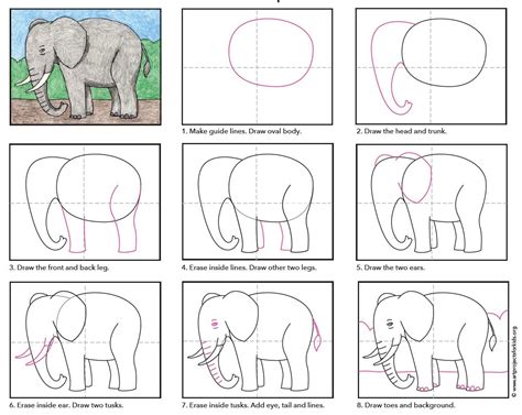 Comment Dessiner Un Elephant Art Drawings For Kids Drawing For Kids
