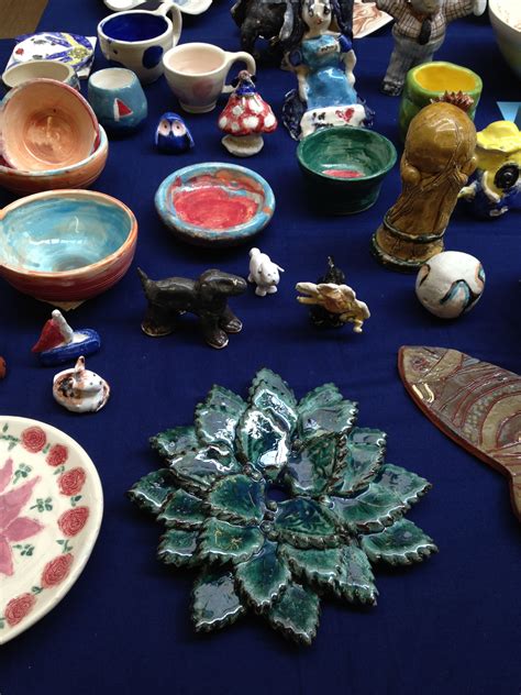 Malden Centre Pottery Exhibition 2015 Pottery Table Decorations Decor
