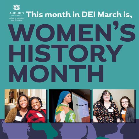 Auburn Office Of Inclusion And Diversity Recognizing Womens History