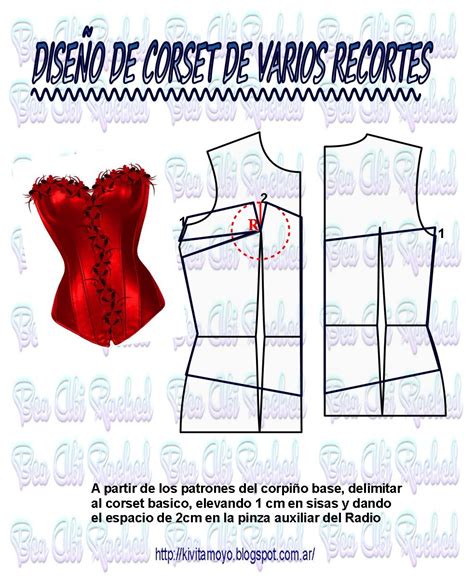 Kivita Moyo DiseÑo De Corset Con Varios Recortes Patrones De Costura Clásicos Patrones De