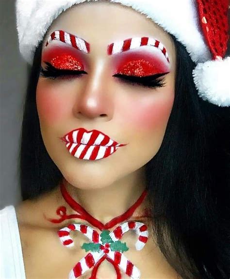 𝓒𝓱𝒆𝓻𝓻𝔂 🎀 𝓓𝓸𝓵𝓵 Xmas Makeup Christmas Makeup Holiday Makeup Looks
