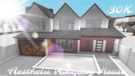 Bloxburg House Exterior Ideas Bloxburg Exterior 80k Layout Floor 105k