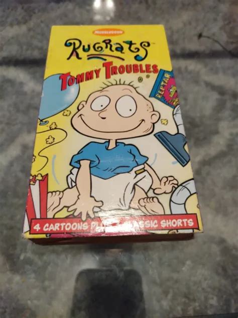 Nickelodeon Rugrats Tommy Troubles Vhs Video Tape Nick Jr Rugrats Picclick Uk