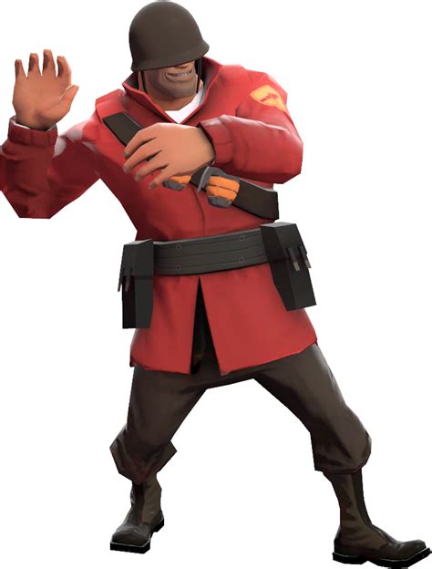 Filesoldierhighfivepng Official Tf2 Wiki Official Team Fortress Wiki