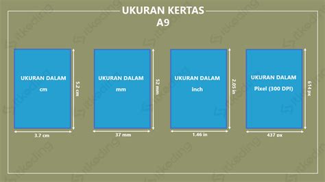 Ukuran Kertas A Yang Benar Dalam Cm Mm Pixel Dan Inci