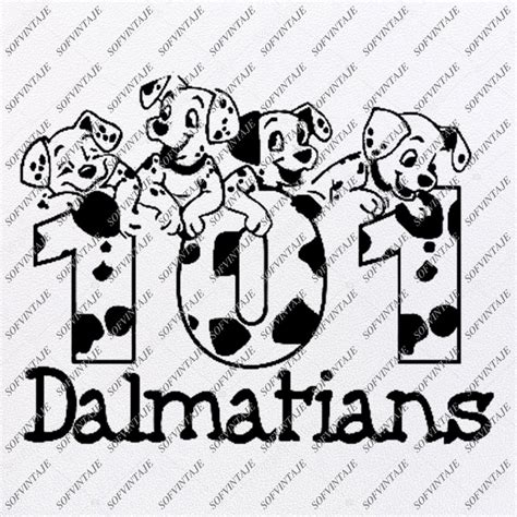 Dalmatians Disney Dalmatians Svg Dalmatian Svg 101 Dalmatians Svg 101
