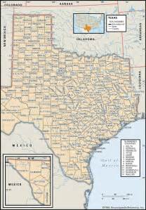 Where can you find a map of Cities and Towns in Texas?