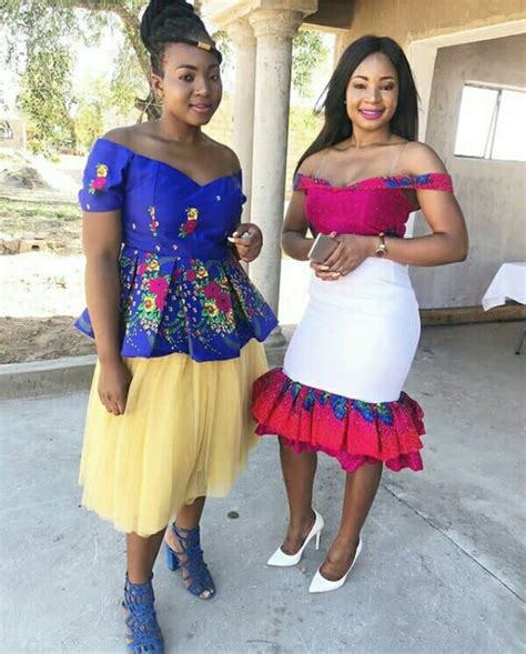 Clipkulture Ladies In Modern Tsonga Inspired Outfits For Wedding