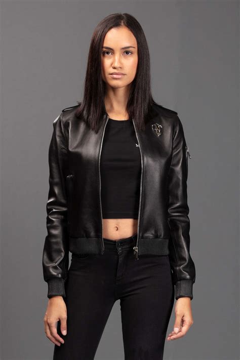 Luxury Leather Jacket Belinda Max Macchina Luxury Fashion Brand