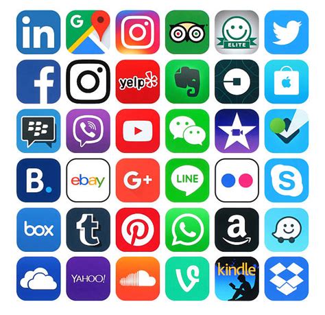 Social Media Icons Pictures Images And Stock Photos Istock