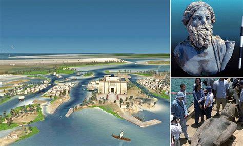 Mapped For The First Time The Real Life Atlantis 3d Map Shows How Egyptian Trade Centre Buried