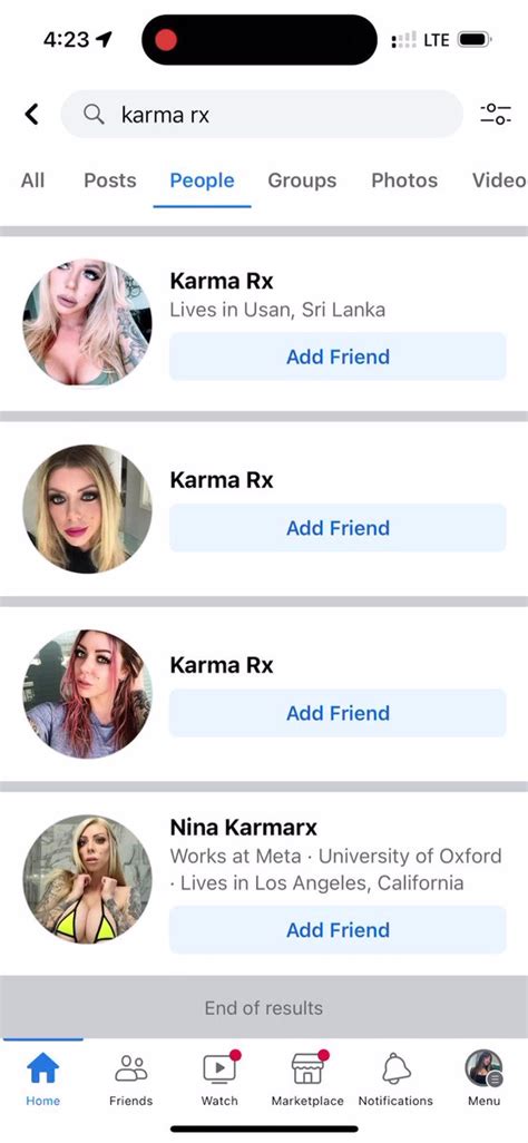 Karma Rx On Twitter Lmfao I Dont Even Have A Karma Rx Facebook Not One Of These Is Real 🤣