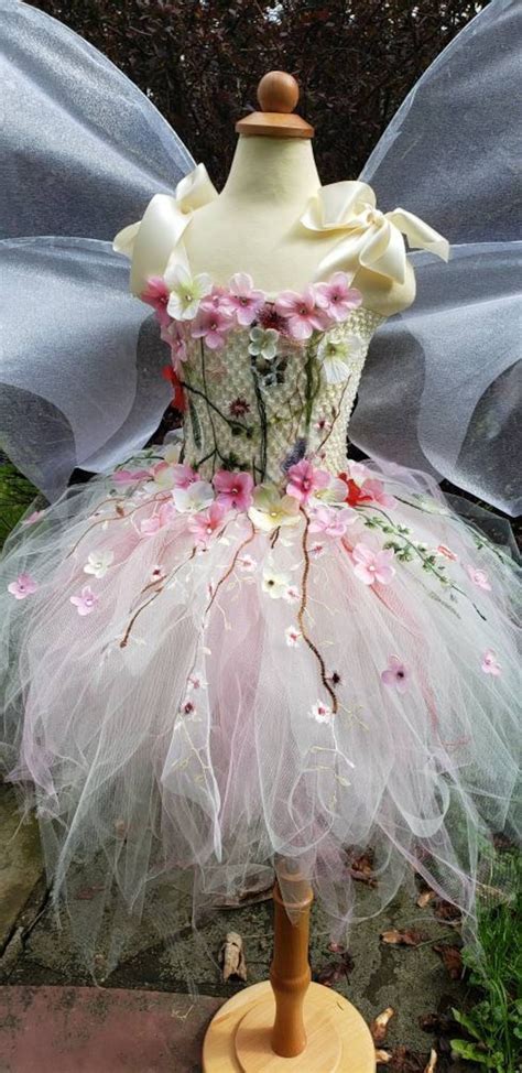 Fairy Tutu Dressivory Flower Fairy Dresscostume Fairytale Etsy