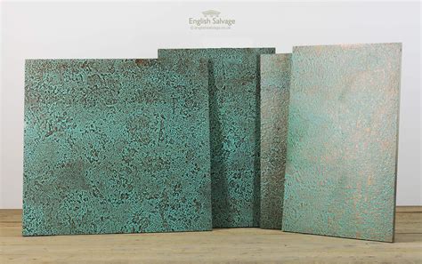 Salvaged Patinated Copper Fronted Panels