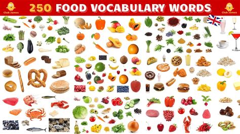 Learn 250 Food Vocabulary Words In English With Pictures → 14 English