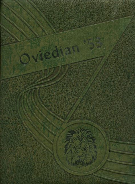 1953 Yearbook From Oviedo High School From Oviedo Florida