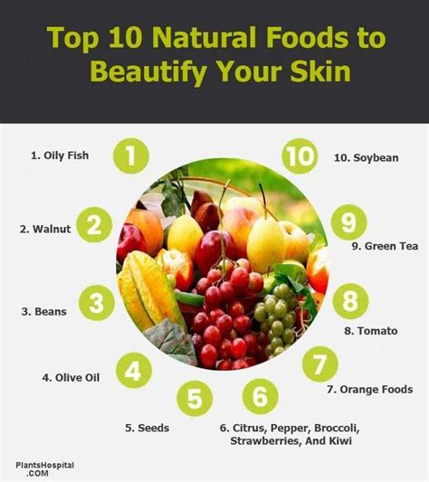 Top 10 Natural Foods To Beautify Your Skin 10 Super Foods