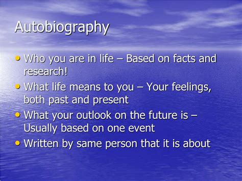 Ppt Autobiographical Genres Powerpoint Presentation Free Download