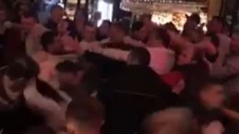 Video Shows Dozens Of People In Wetherspoon Pub Brawl Uk News Sky News