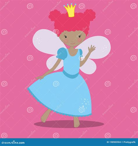 Fairy Princesses Pink 02 Stock Vector Illustration Of Princesses