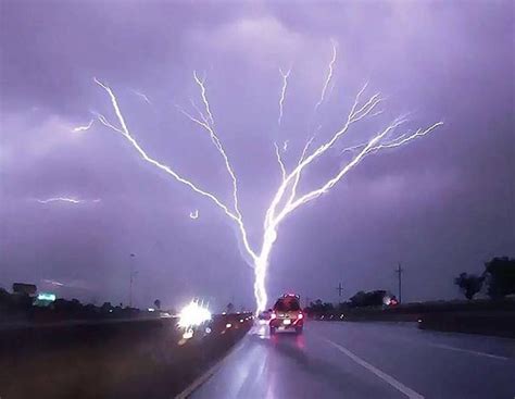 Captivating Upward Moving Lightning Phenomenon