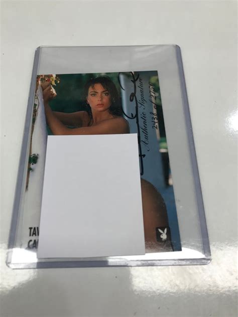 PLAYbabe TRADING CARD JUNE JUMBO SIGNATURE CASE CARD TAWNNI CABLE EBay