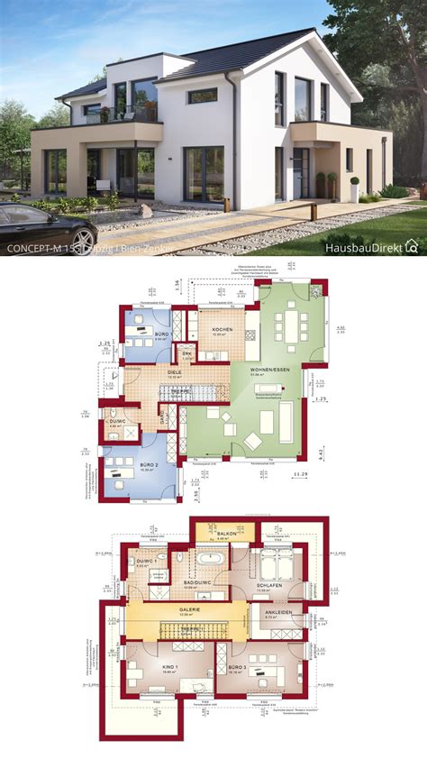 Das günstigste angebot beginnt bei € 38.000. Modernes Haus Design mit Satteldach & Erker bauen ...